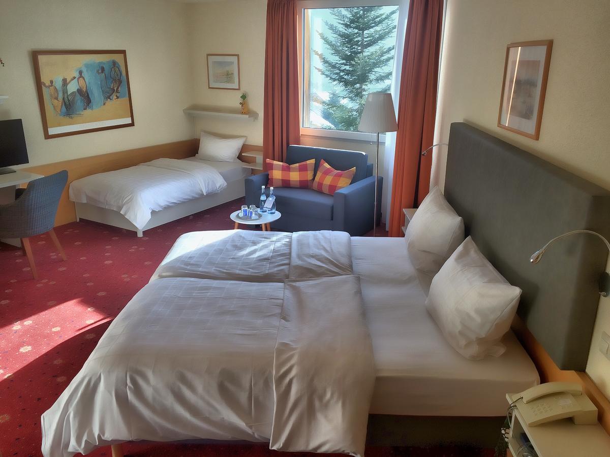 Akzent Hotel Hoehenblick Muehlhausen im Taele Dış mekan fotoğraf