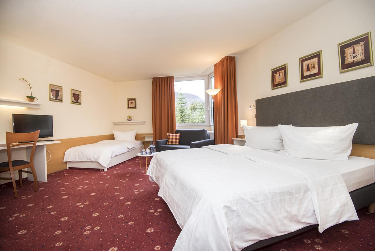 Akzent Hotel Hoehenblick Muehlhausen im Taele Dış mekan fotoğraf