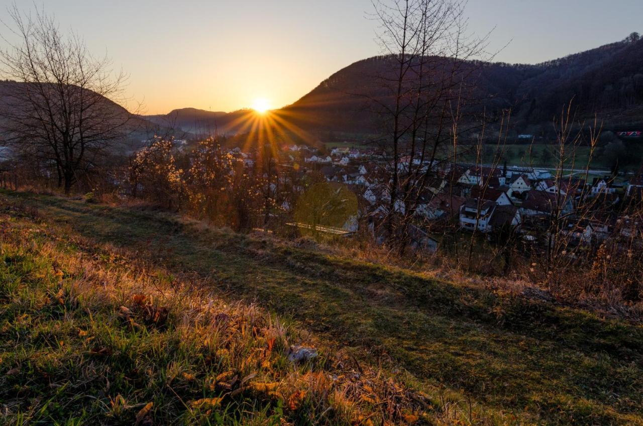 Akzent Hotel Hoehenblick Muehlhausen im Taele Dış mekan fotoğraf